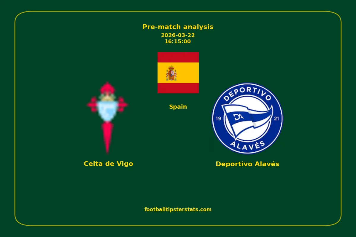 Pre-match analysis: Celta de Vigo vs Deportivo Alavés on 2026-03-22